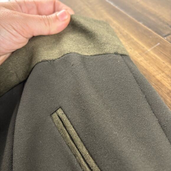 Antonio Melani size 8 Olive Green Pencil Skirt High Waisted Zip Up - Picture 6 of 12